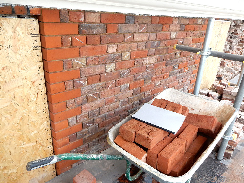 New brickwork