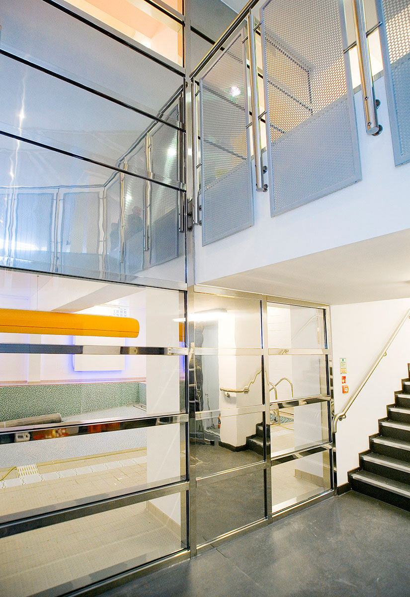 Downside Fisher Youth Club Steel Screen GHK Architects