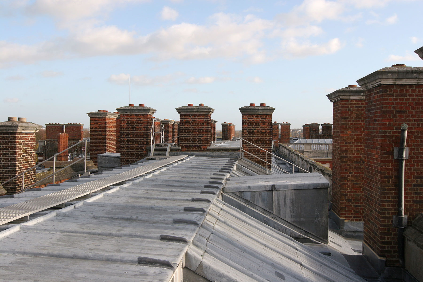 Hampton Court Palace lead roof GHK Architects