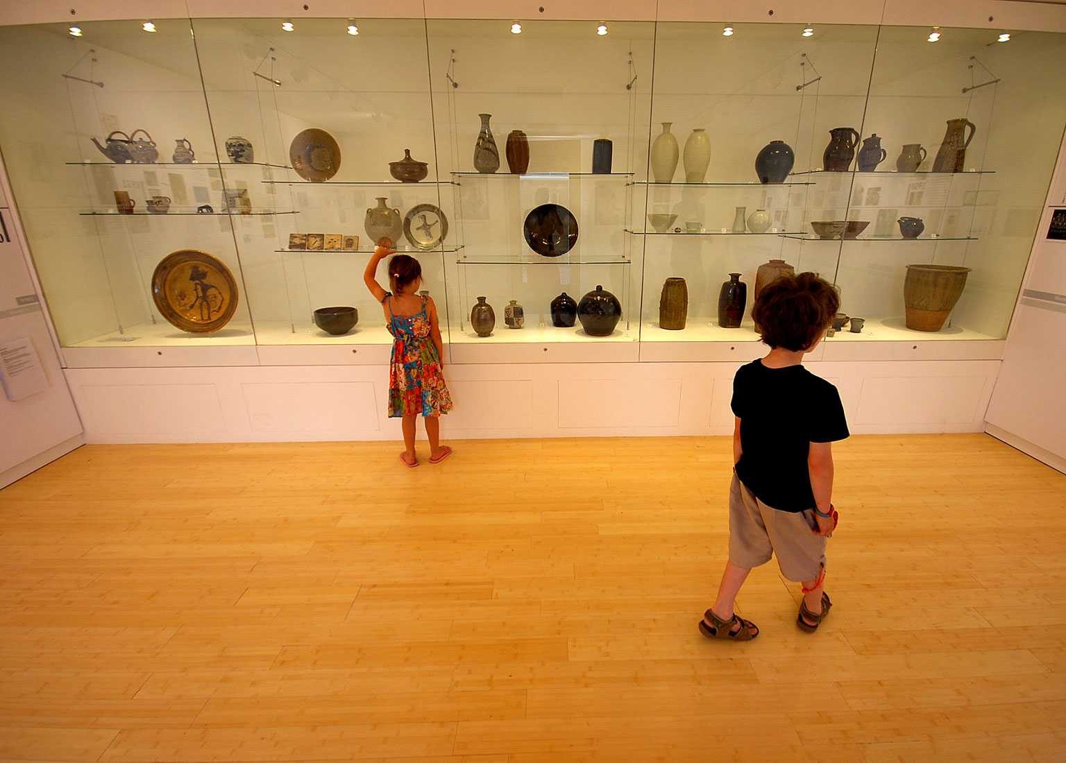Leach Pottery display GHK Architects