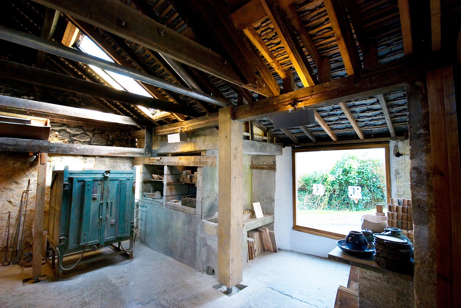 Leach Pottery kiln GHK Architects