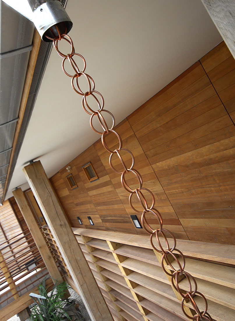Leach Pottery drainage detail GHK Architects