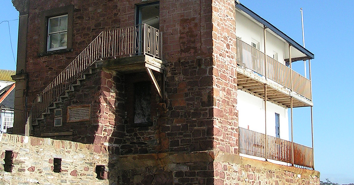 The Maker Rame Institute close up of masonry repairs GHK Architects