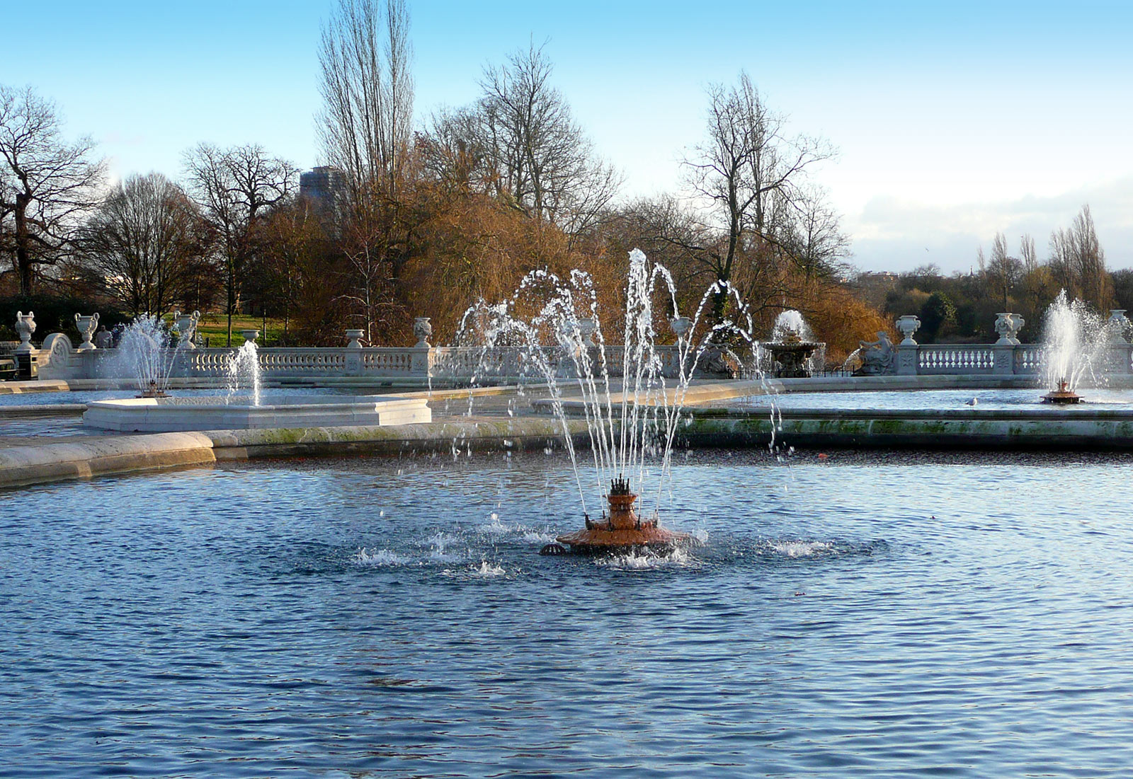 Fountain in The Italian Gardens GHK Architects